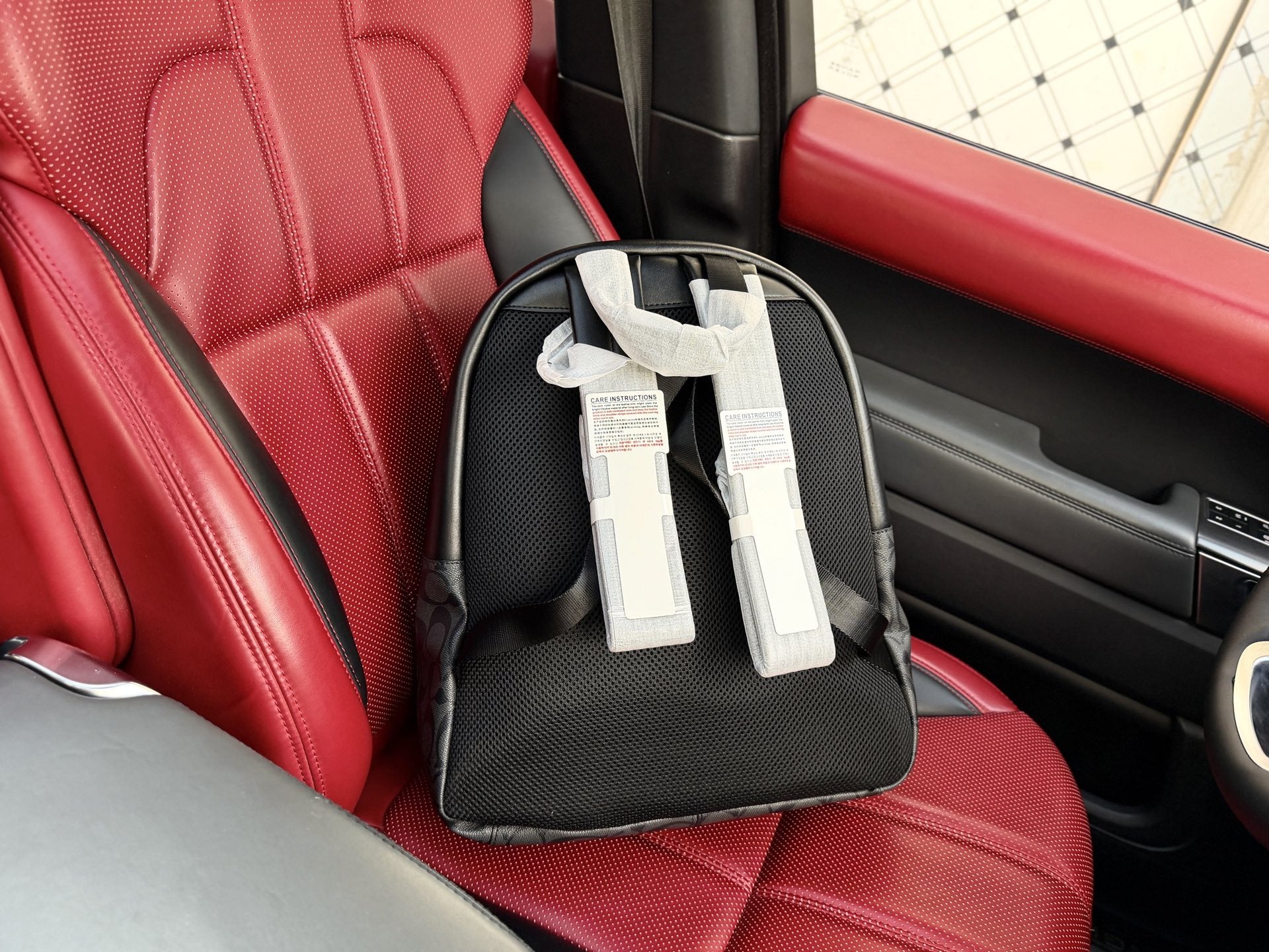 Coach Logo Backpack
