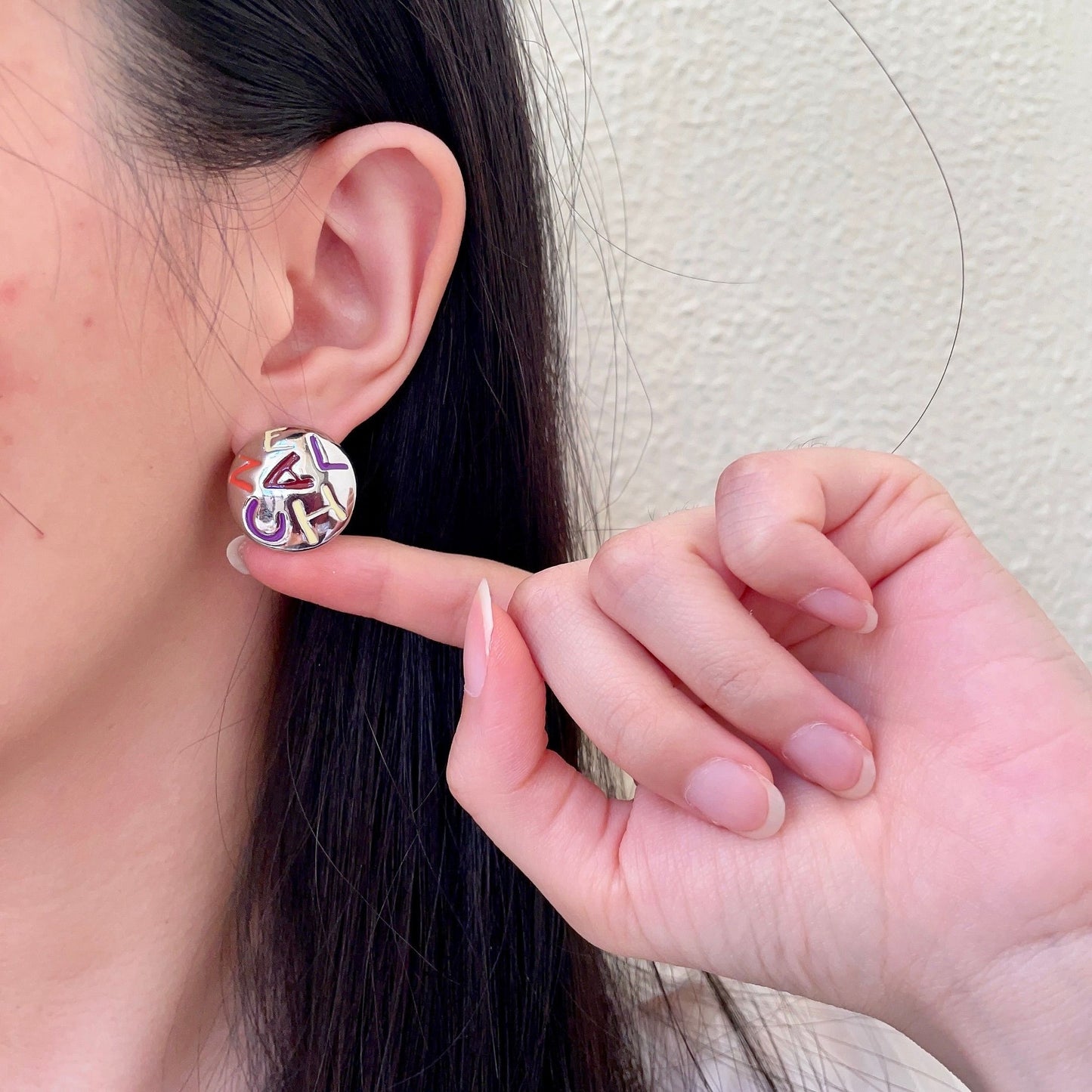 Chanel Logo Earrings