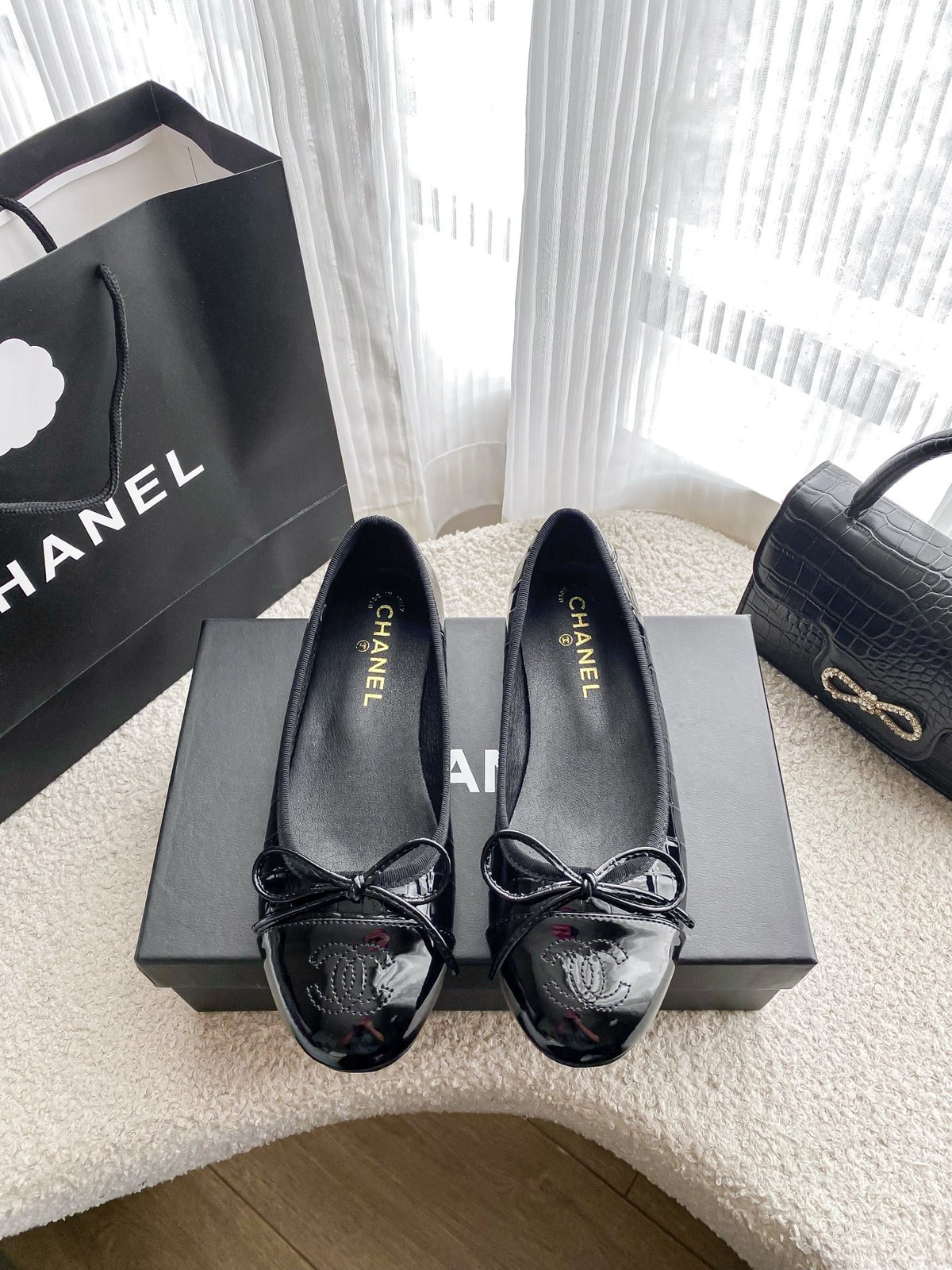 Chanel Bow Shoes