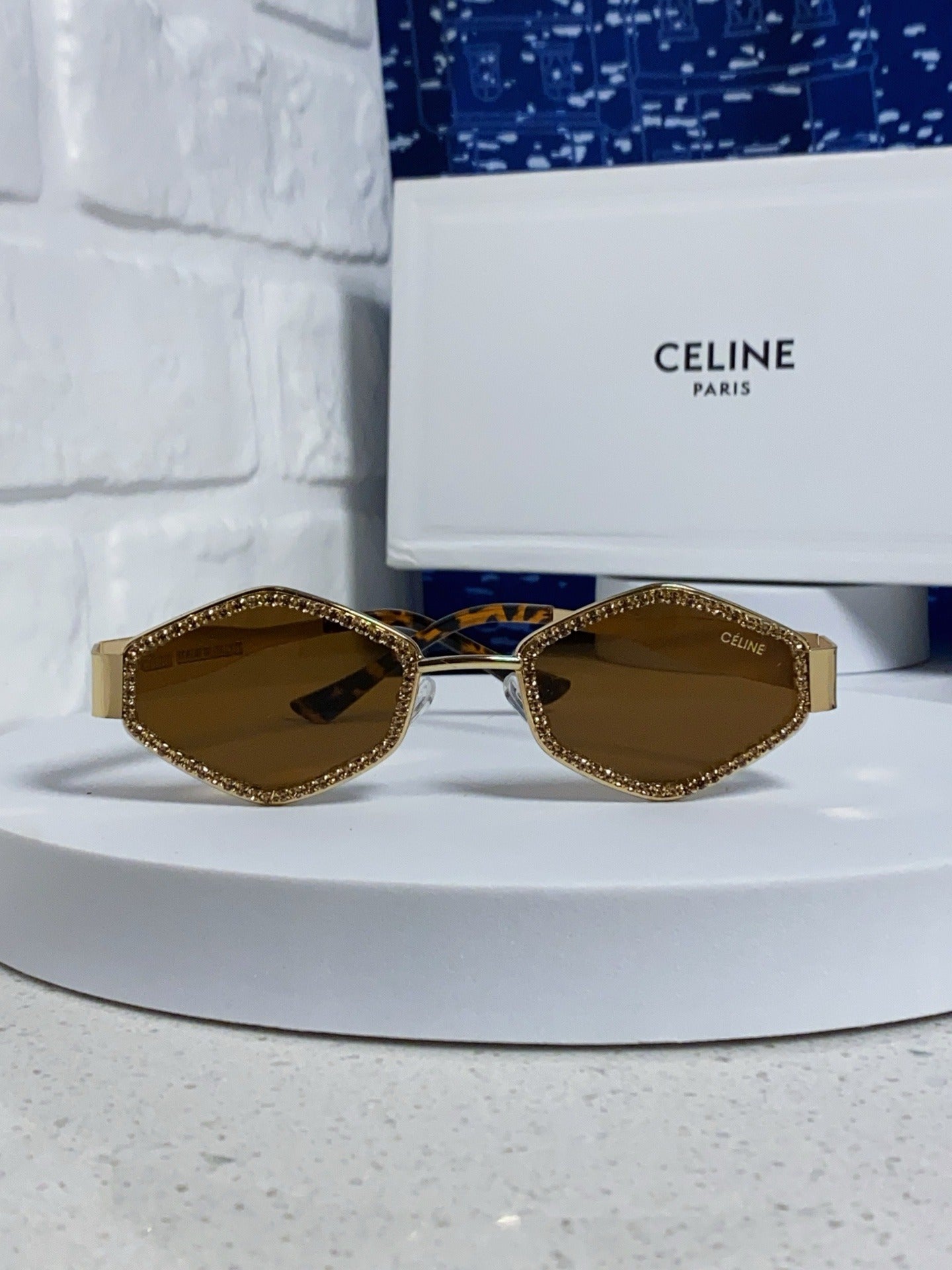 Celine Vintage-Finish Sunglasses