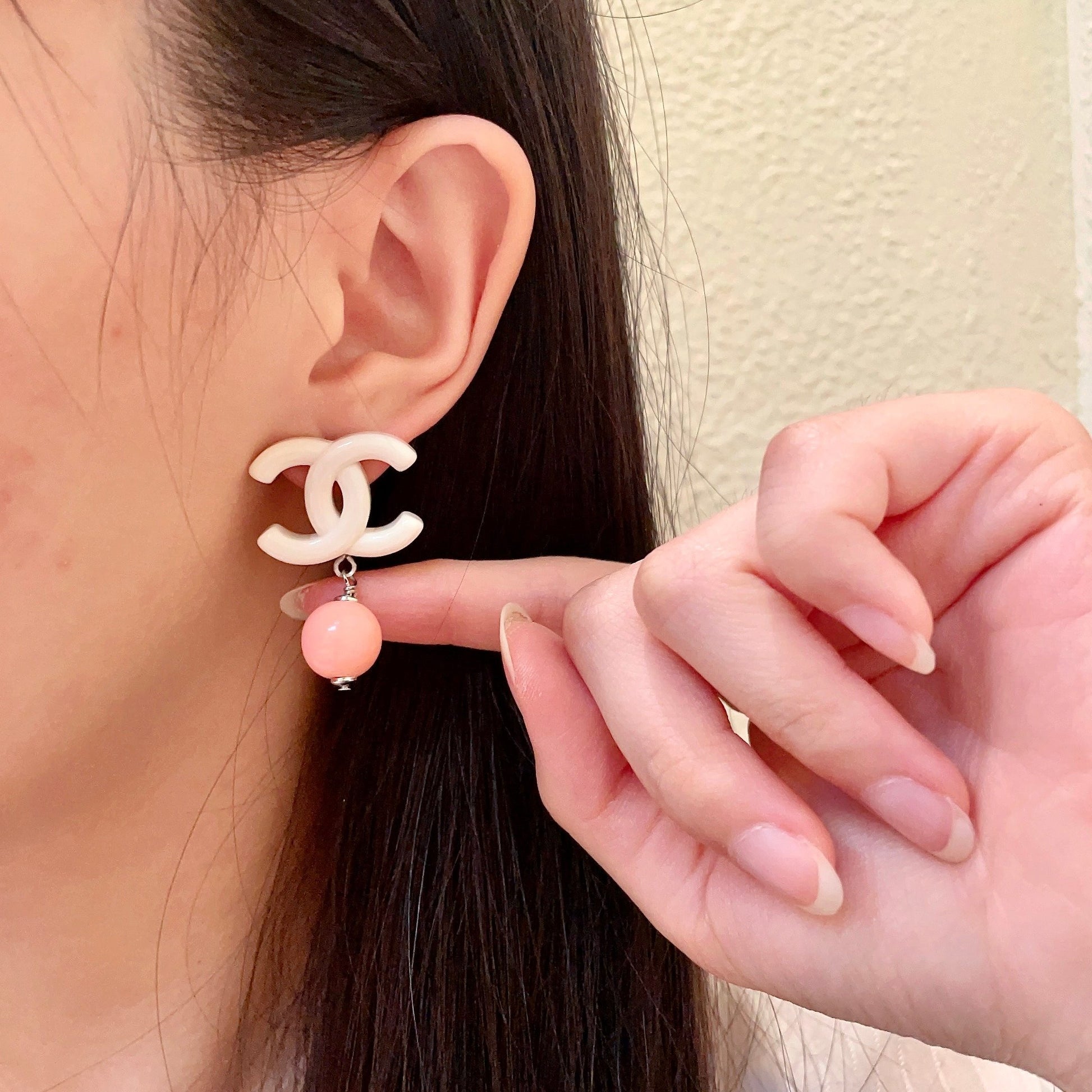 Chanel Pearl Earrings