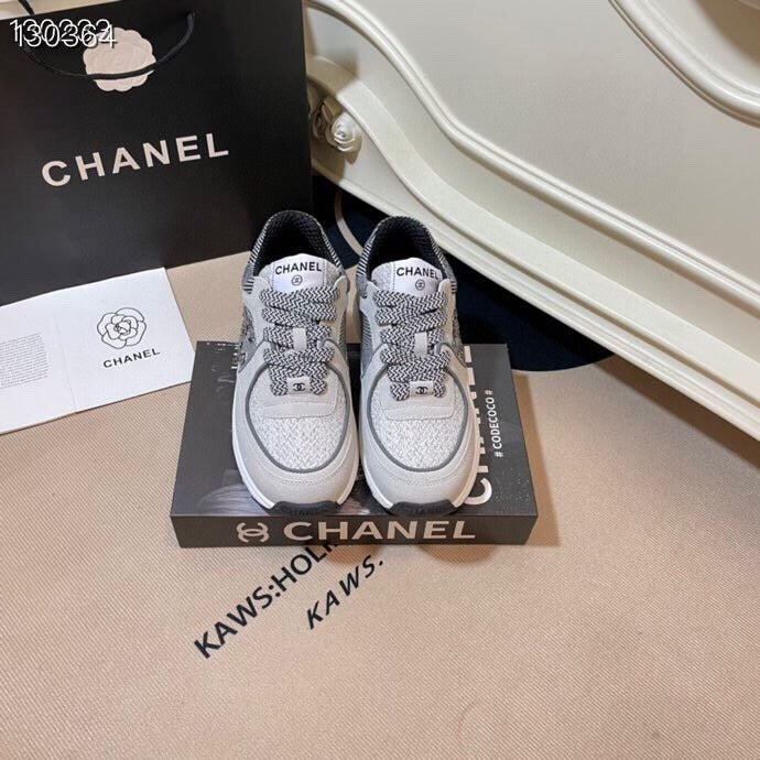Chanel Leather Logo Shoes