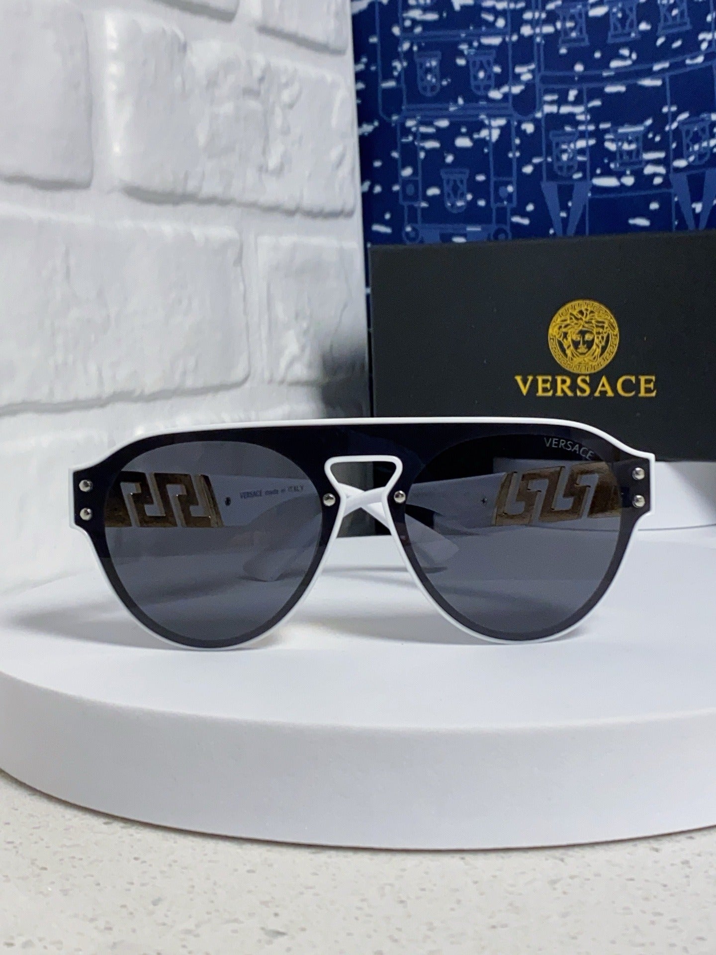 Versace Logo Sunglasses