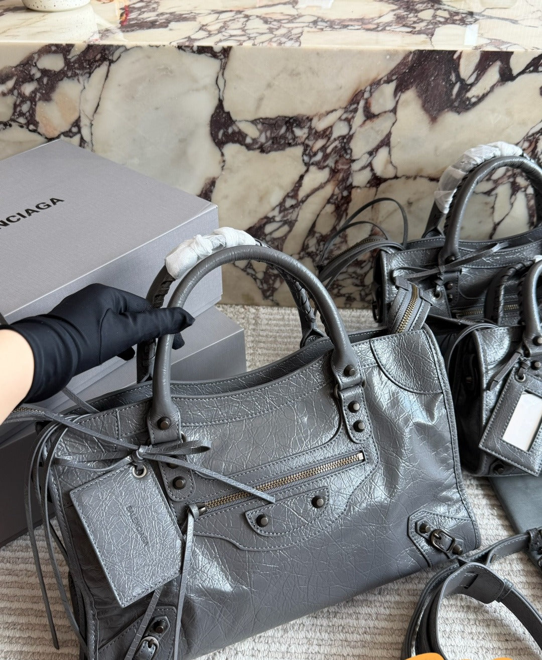 Balenciaga Leather Card Holder