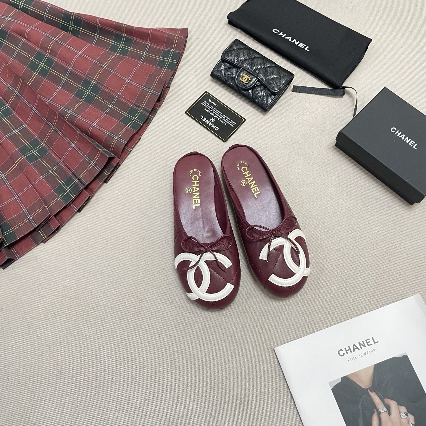 Chanel Leather Ballet Flats