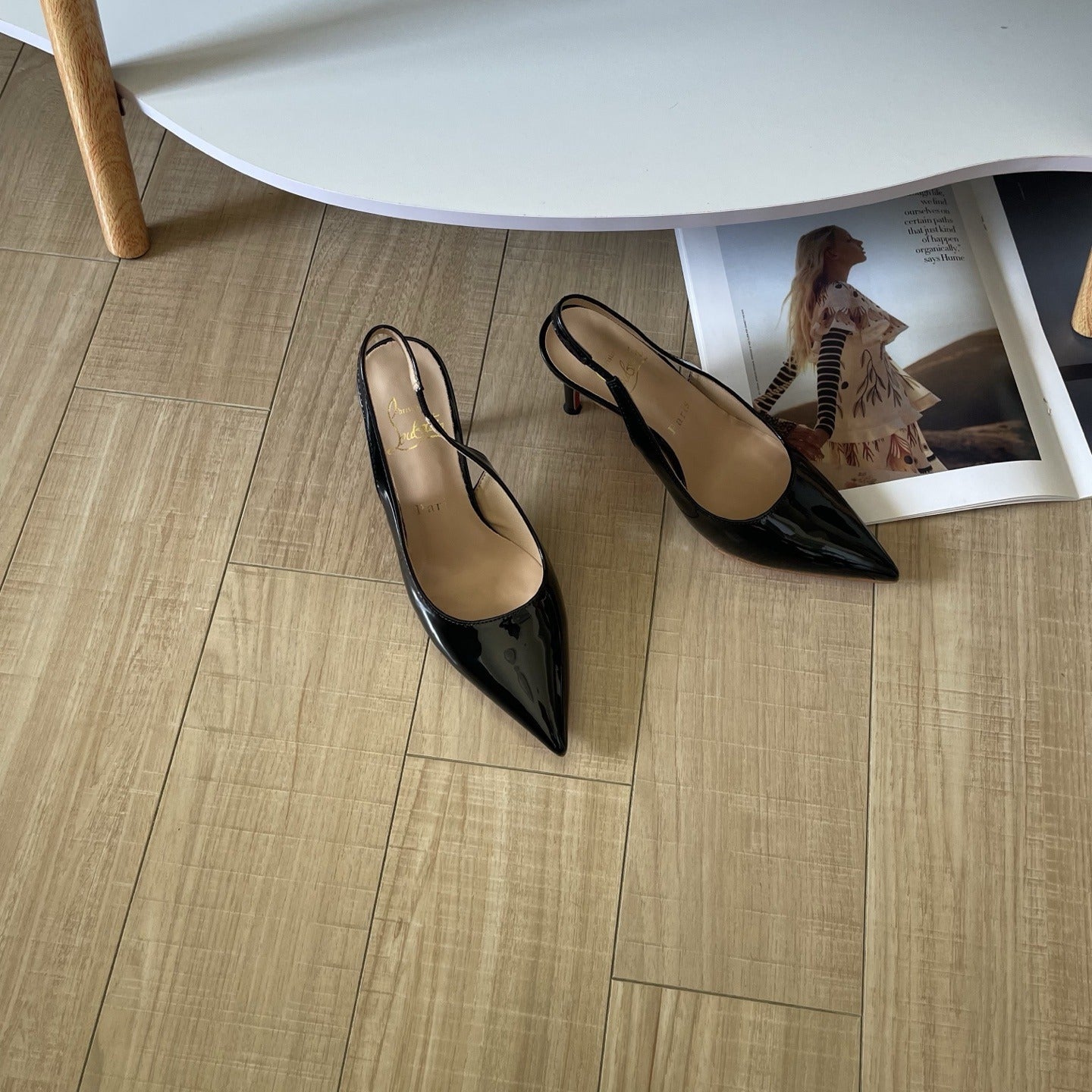 Christian Louboutin Lambskin Leather Heels