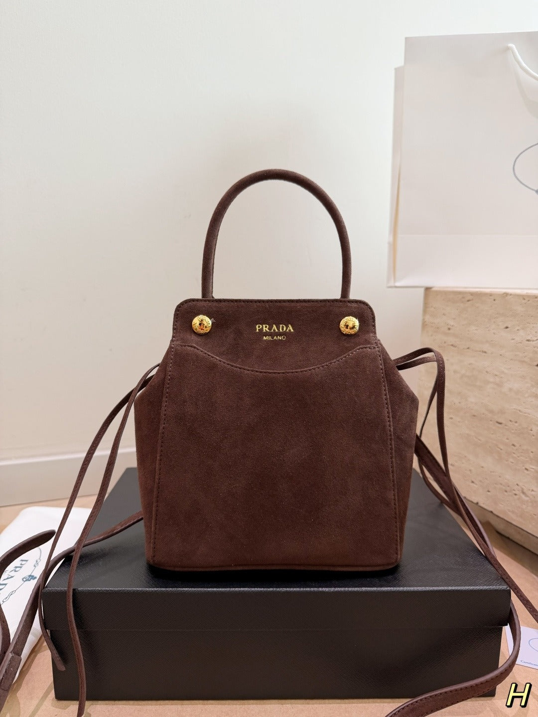 Prada Suede Handbag