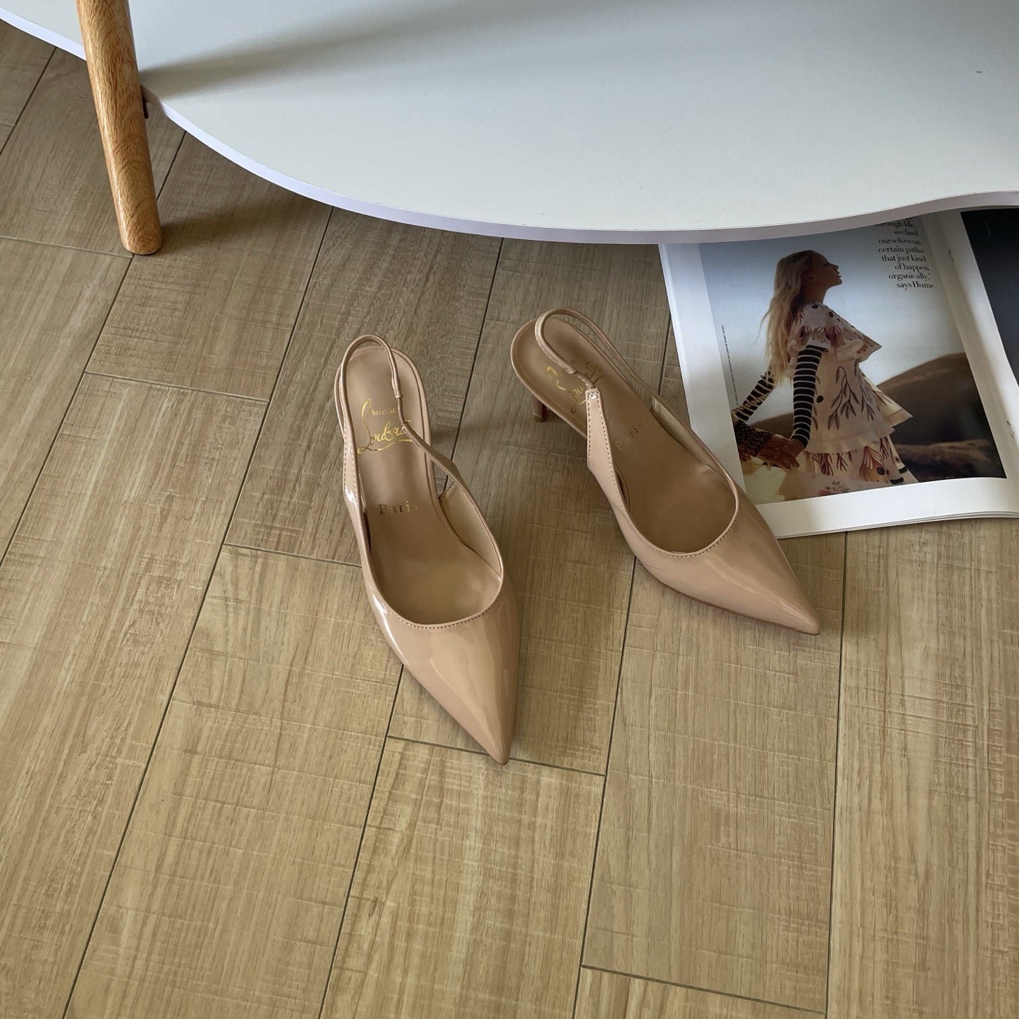 Christian Louboutin Lambskin Leather Heels