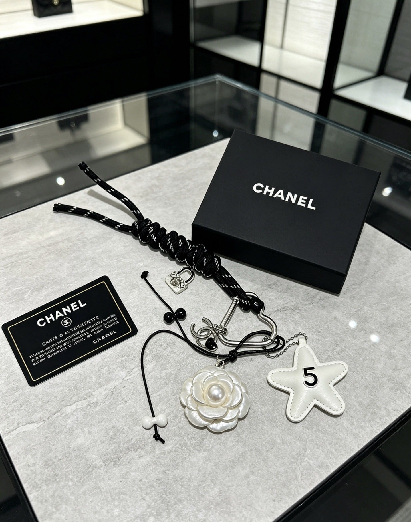 Chanel Vintage-Finish Keychain