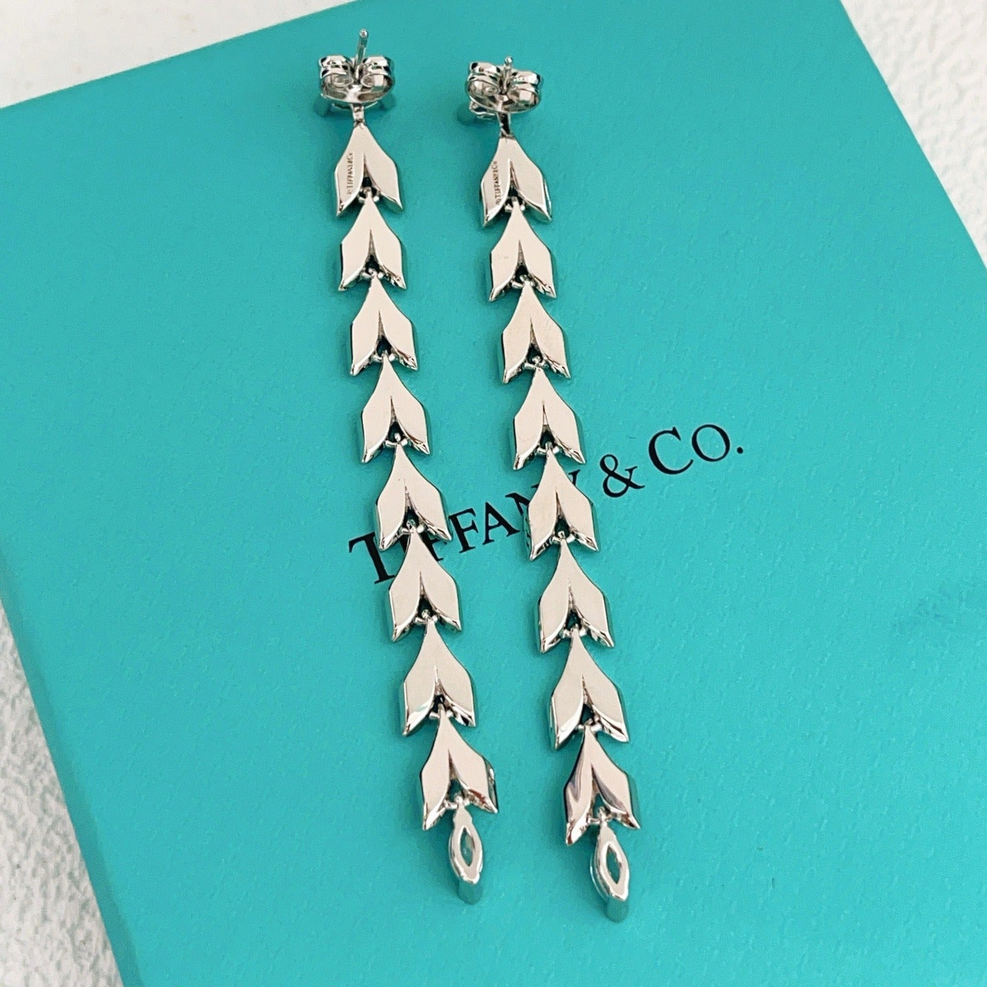 Tiffany & Co. Silver Brass Tassel Earrings