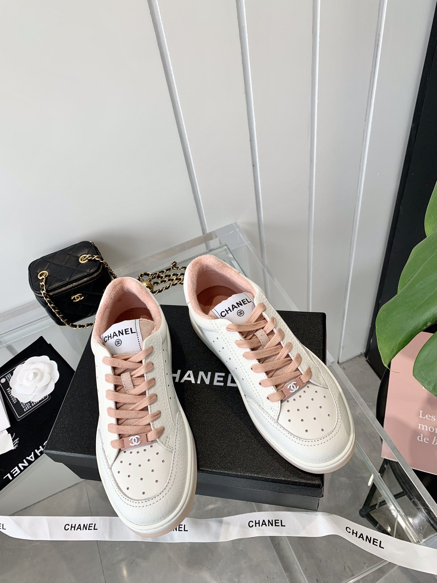 Chanel Logo Sneakers