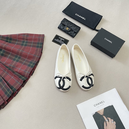 Chanel Leather Ballet Flats