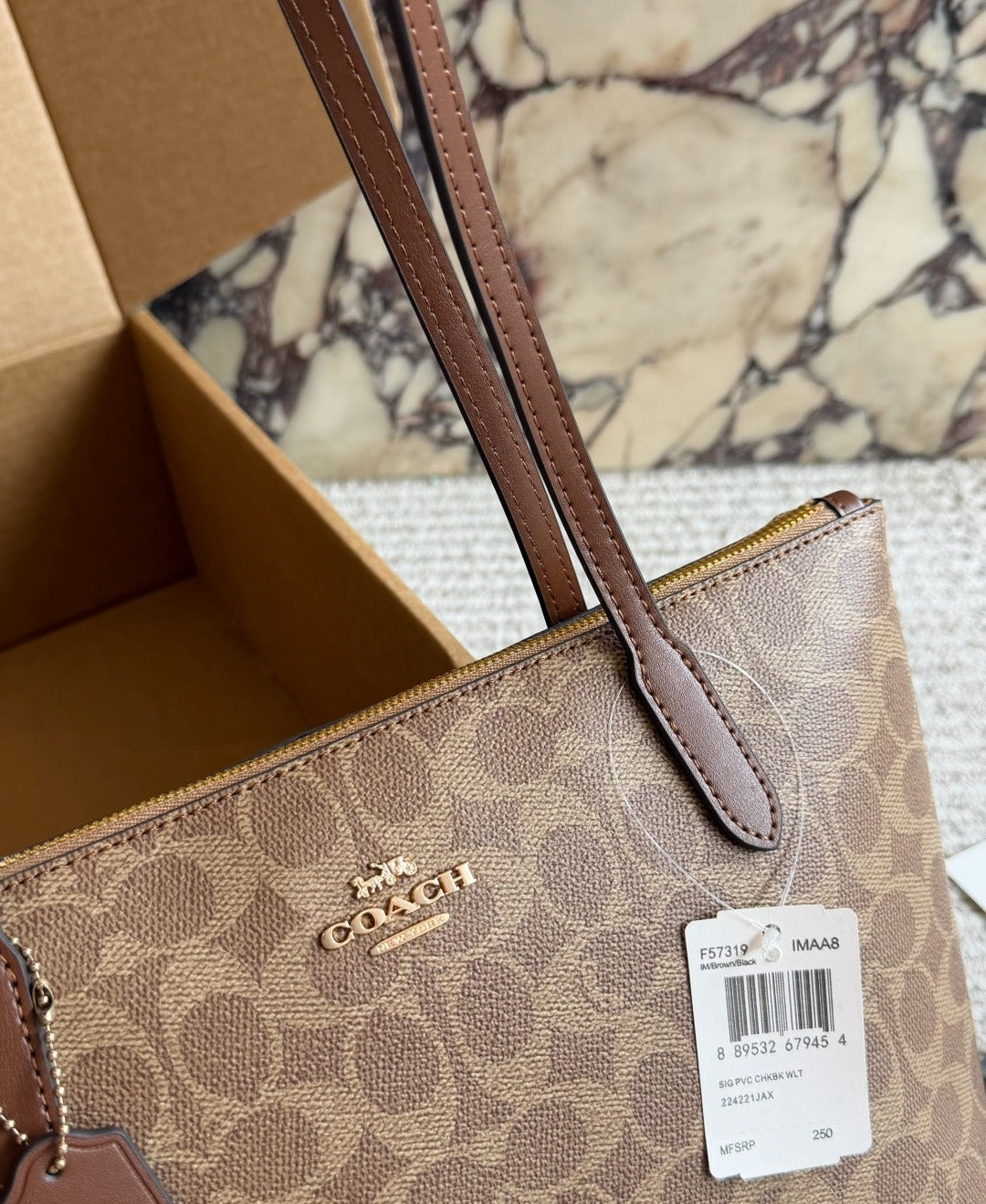 Coach Zip Tote Bag