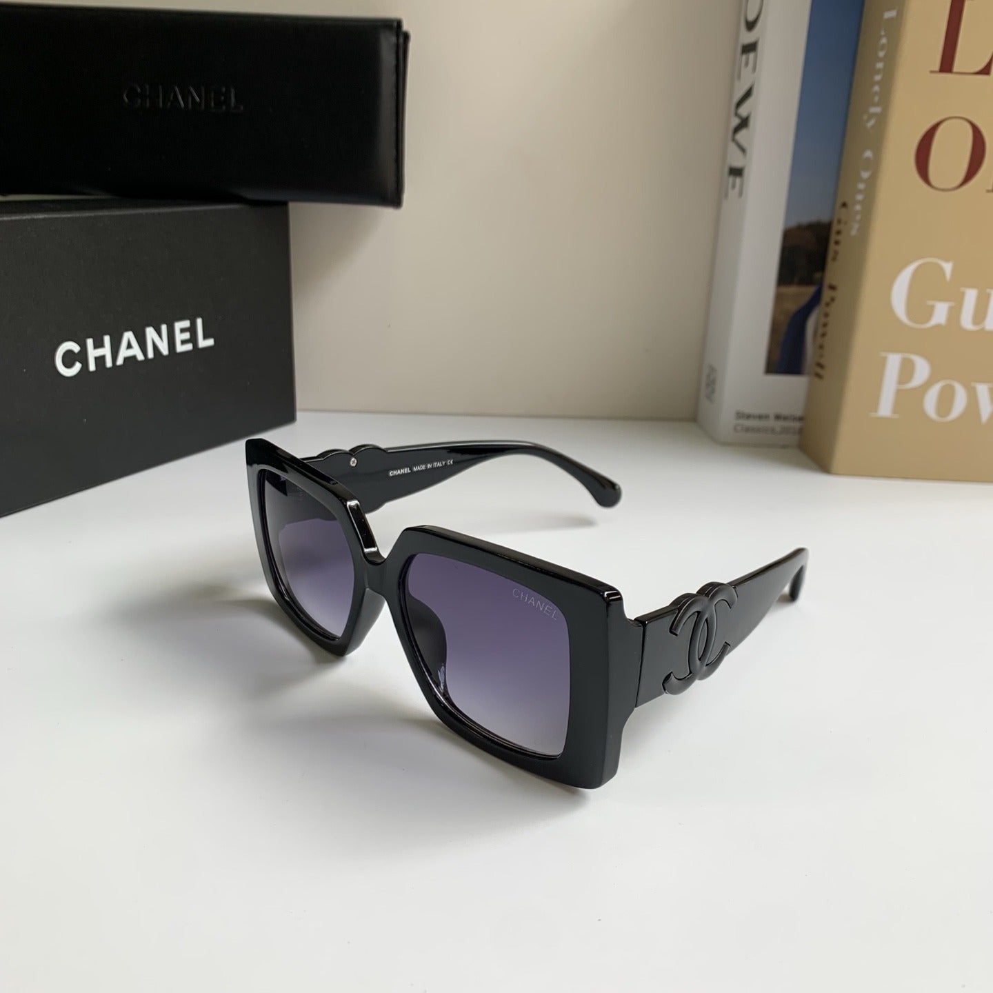 Chanel Logo Sunglasses