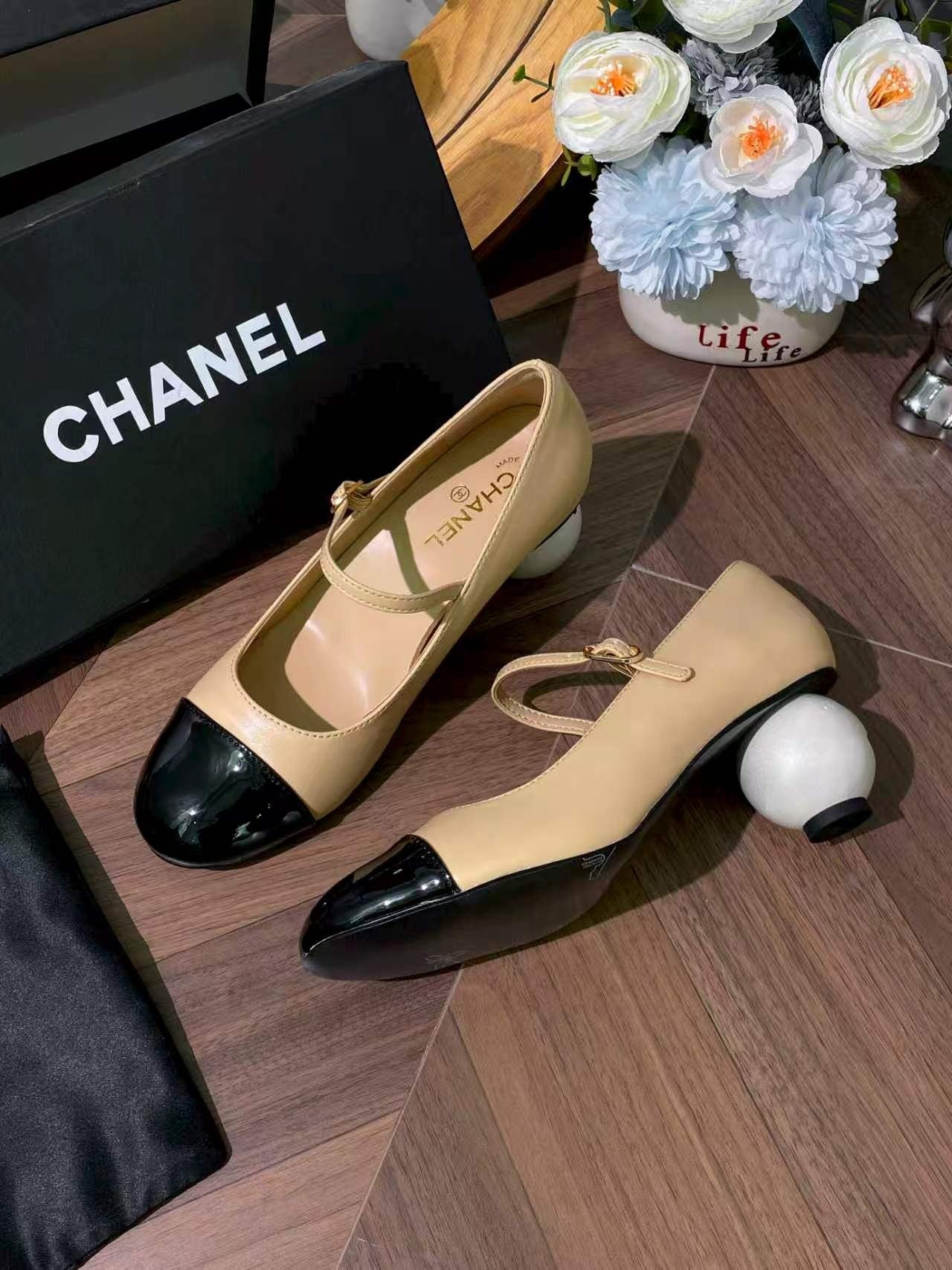 Chanel Pearl Shoes