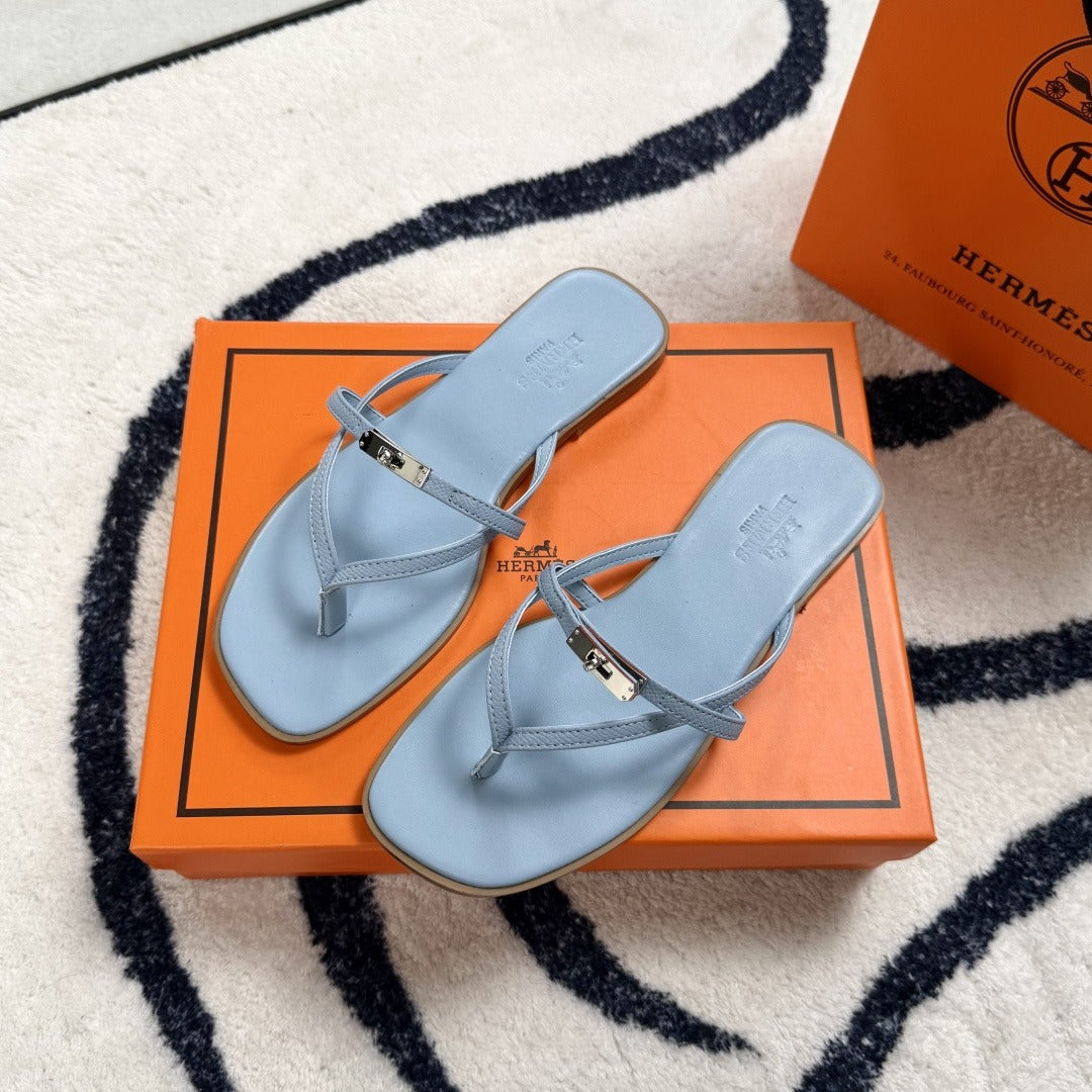 Hermes Leather Logo Slides