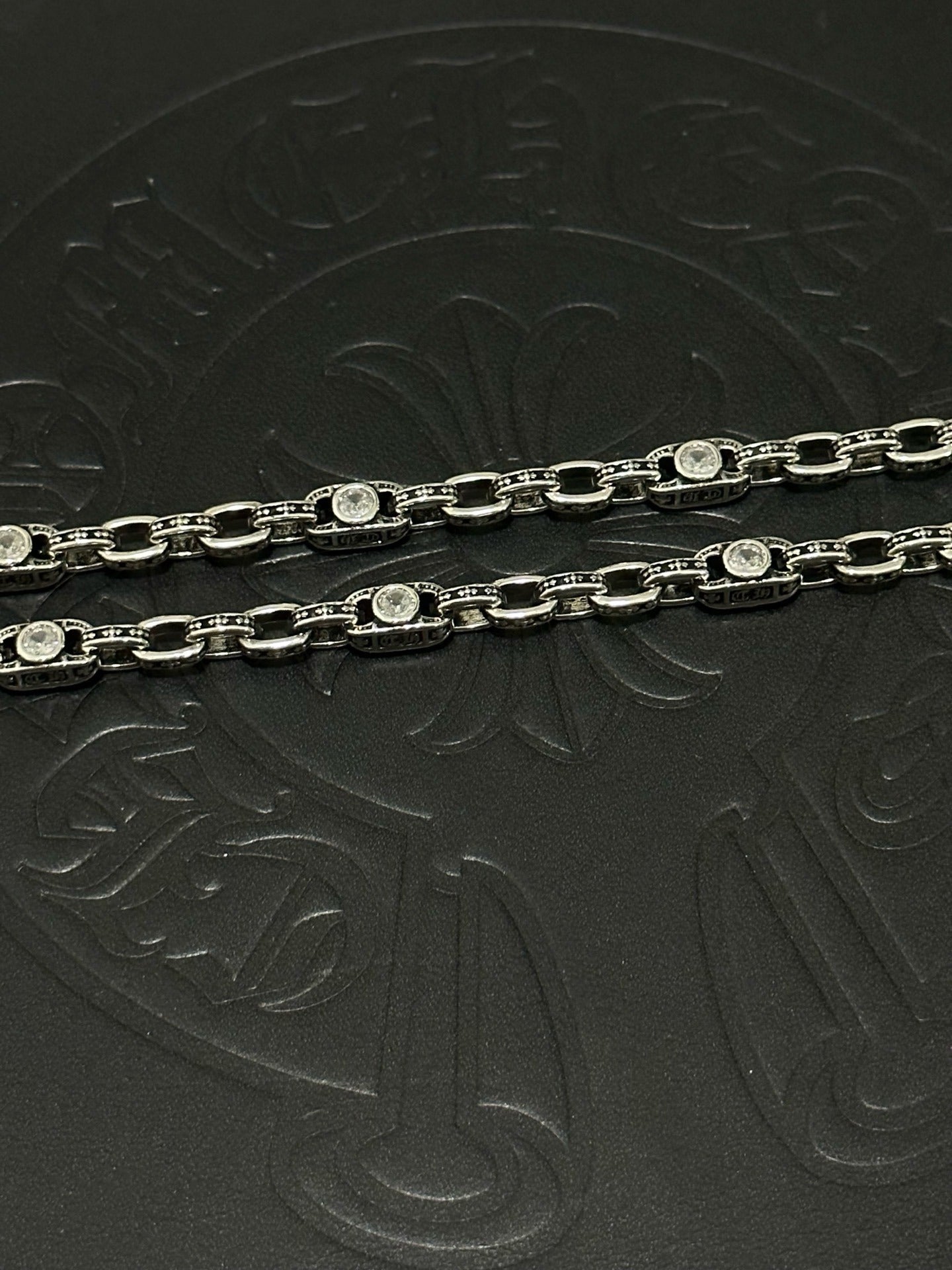 Chrome Hearts Sterling Silver Cross Necklace