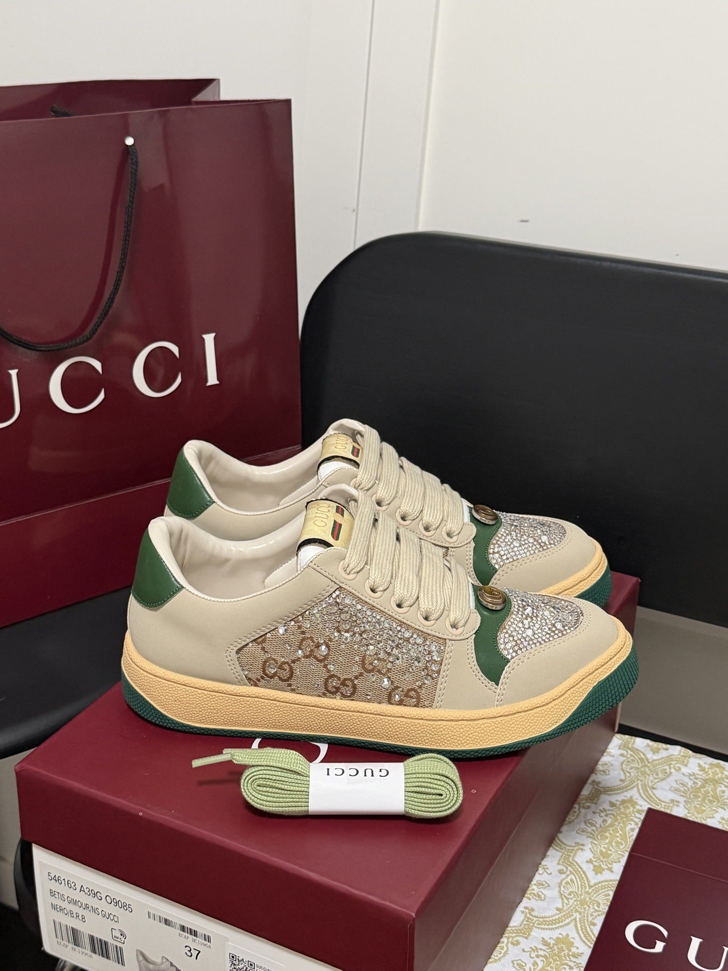 Gucci Crystal Sneakers