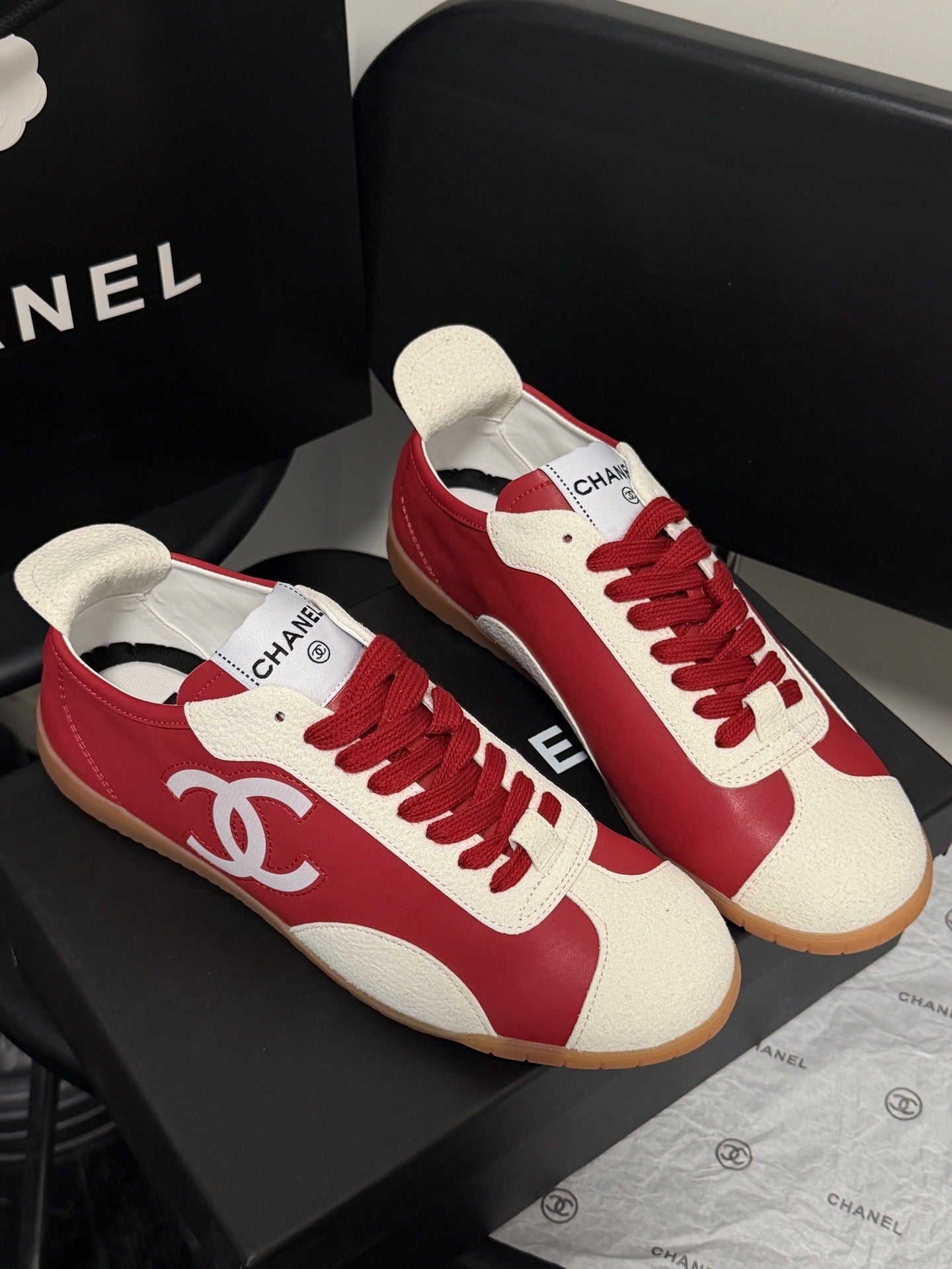 Chanel Leather Sneakers