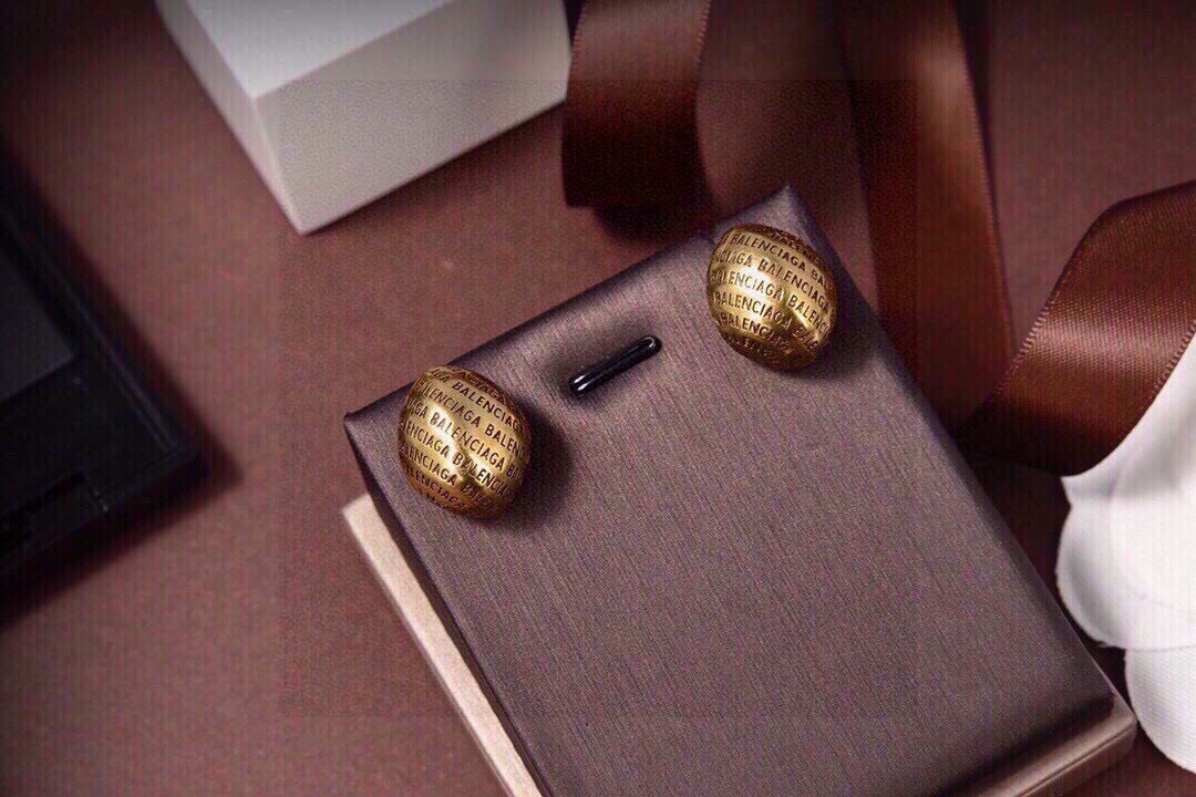 Balenciaga Brass Earrings