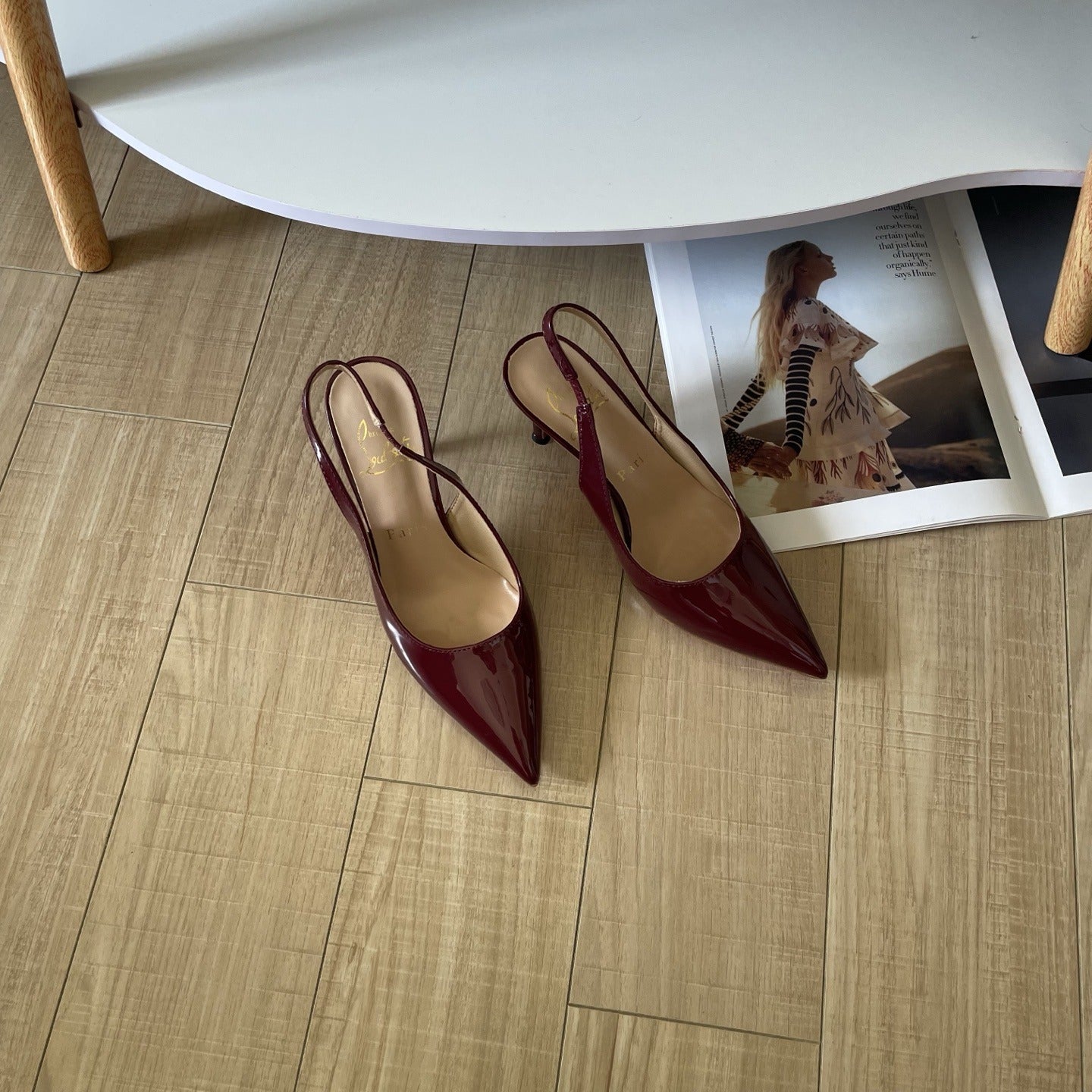 Christian Louboutin Lambskin Leather Heels
