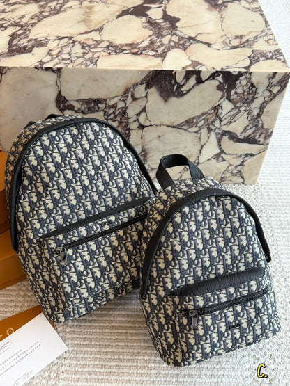 Dior Canvas Logo Backpack