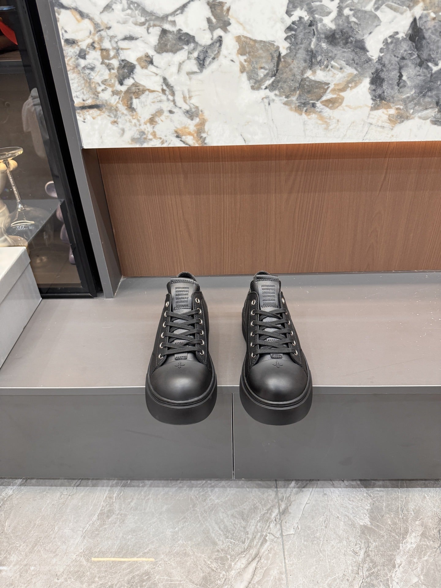 Unbranded Lambskin Leather Printed Shoes