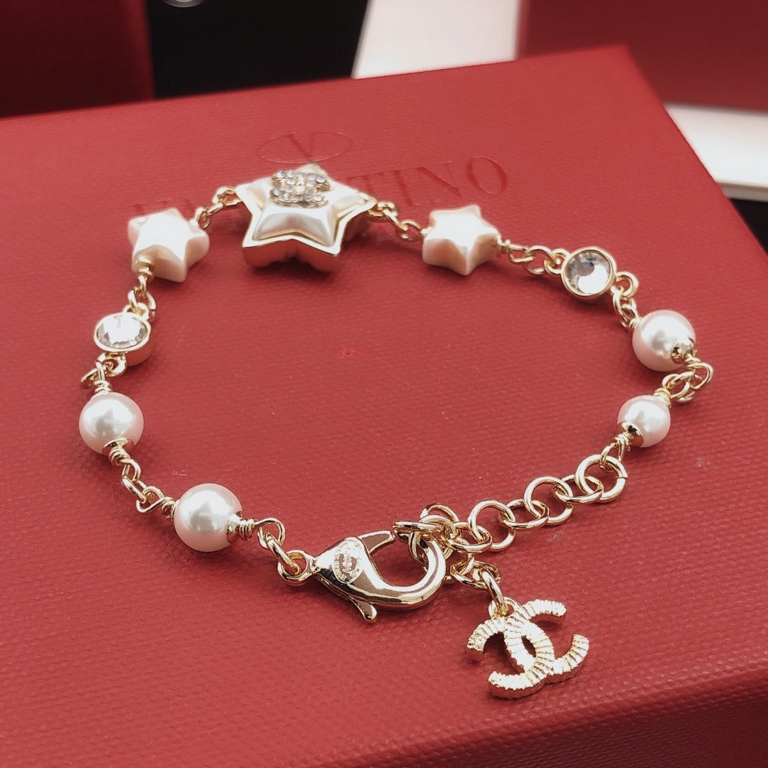 Chanel Brass Star Bracelet