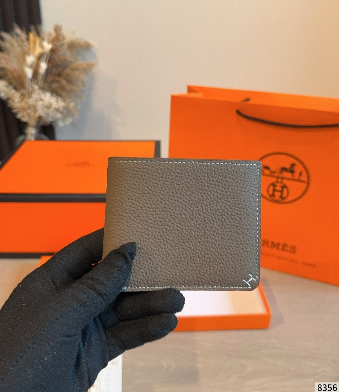 Hermes Leather Clutch