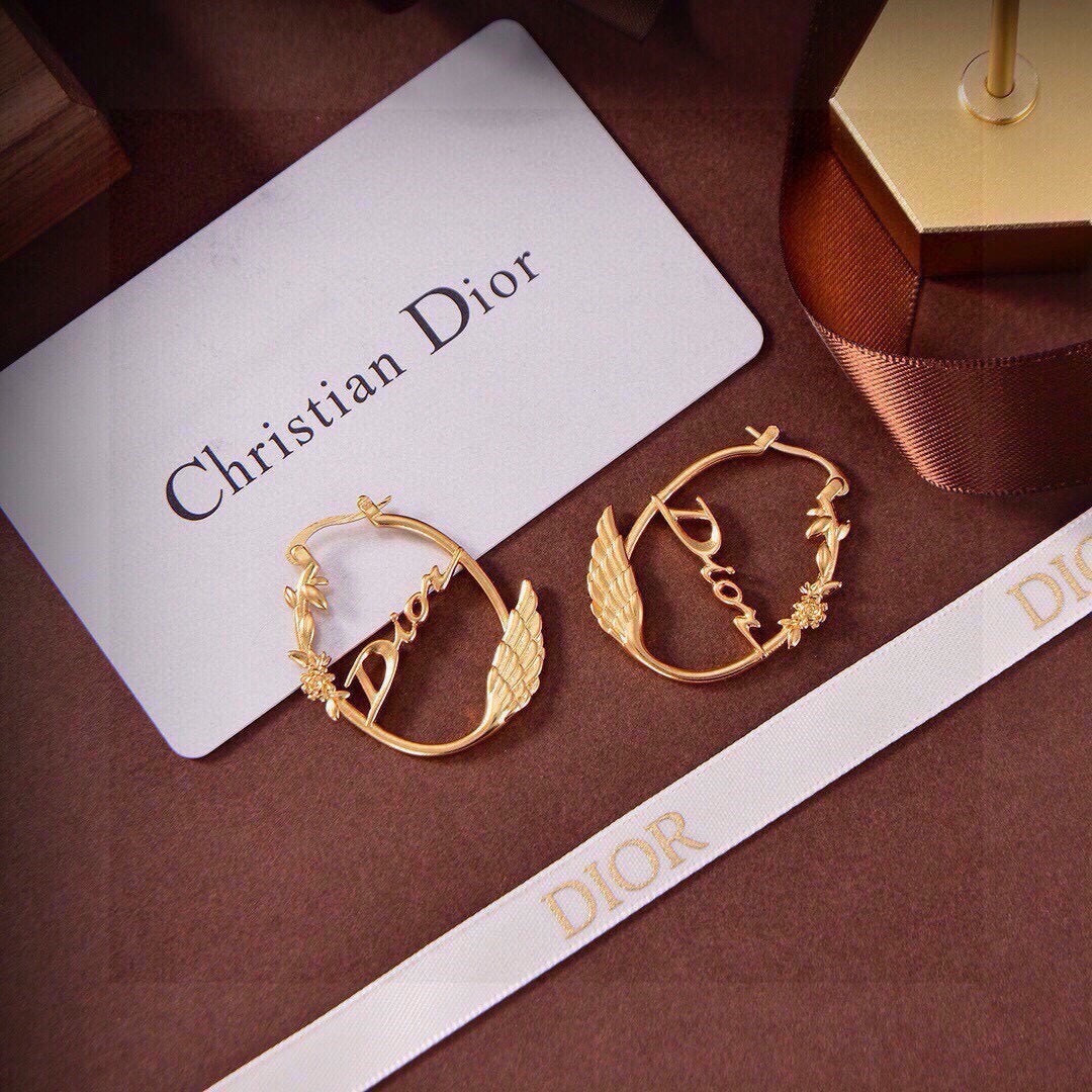 Dior Brass Earrings