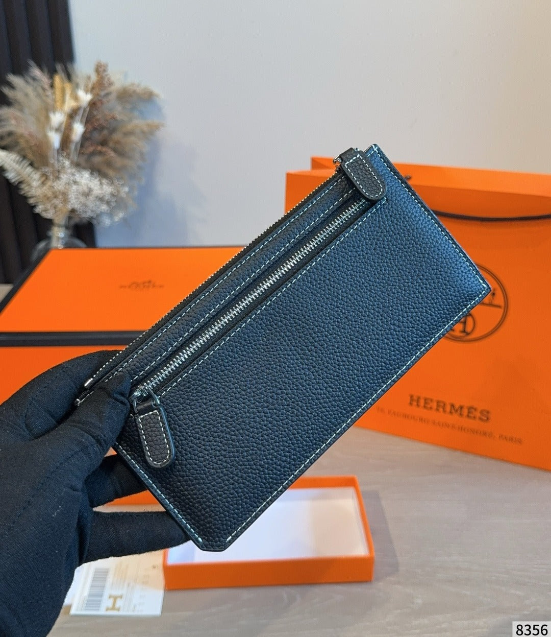 Hermes White Wallet