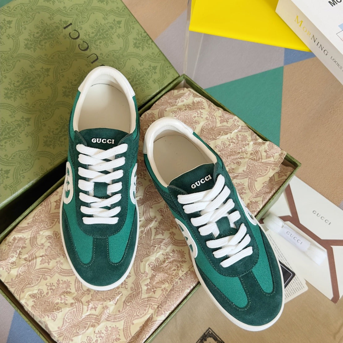 Gucci Leather Logo Sneakers