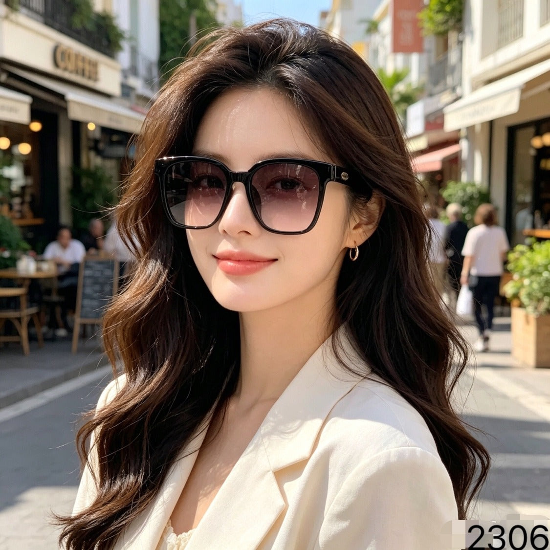 Chanel Vintage-Finish Sunglasses