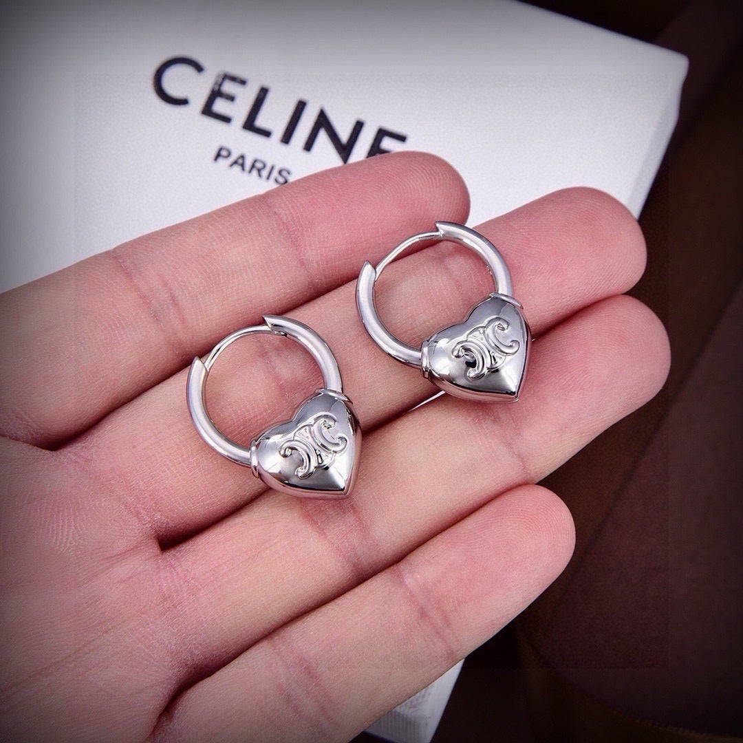 Celine Brass Earrings