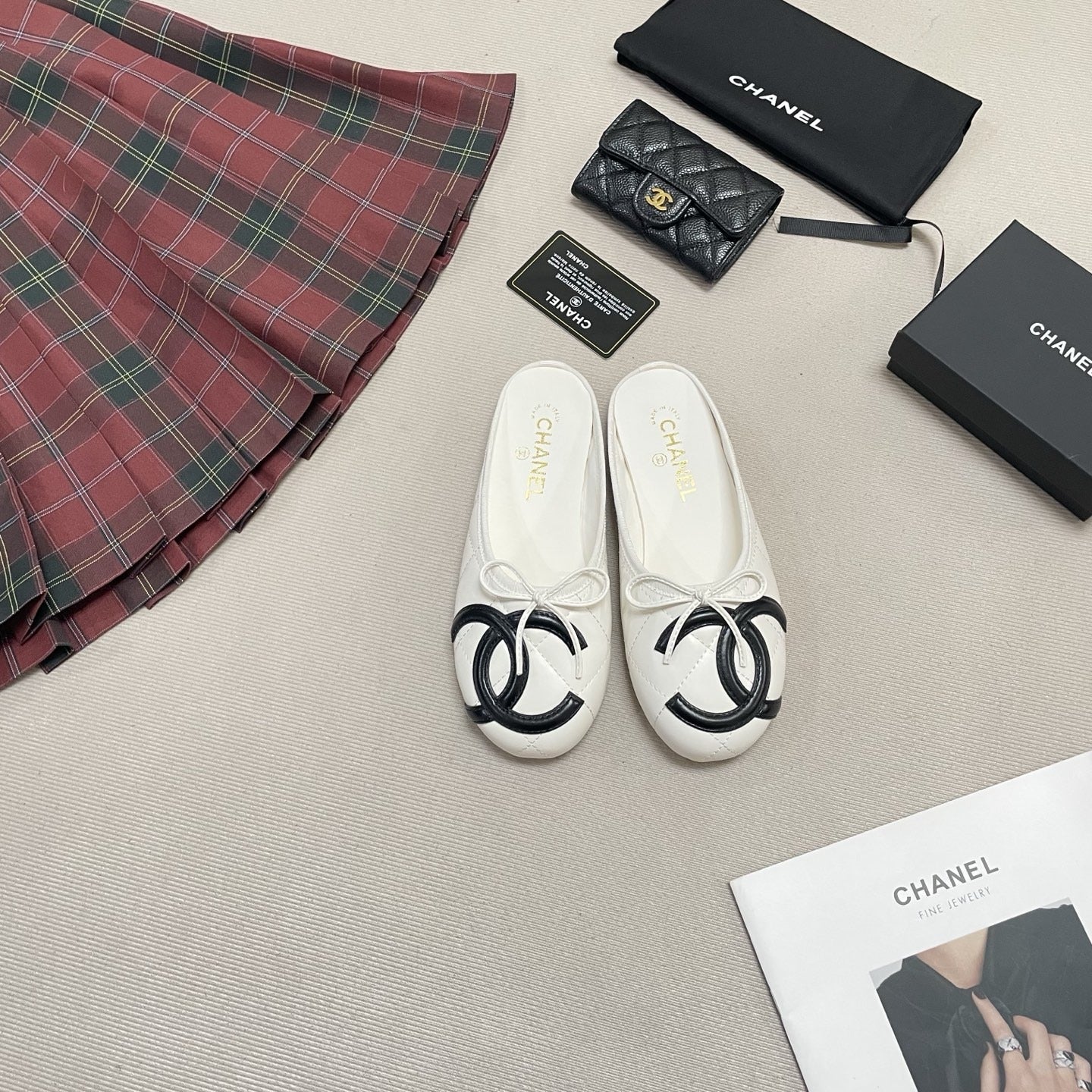Chanel Leather Ballet Flats