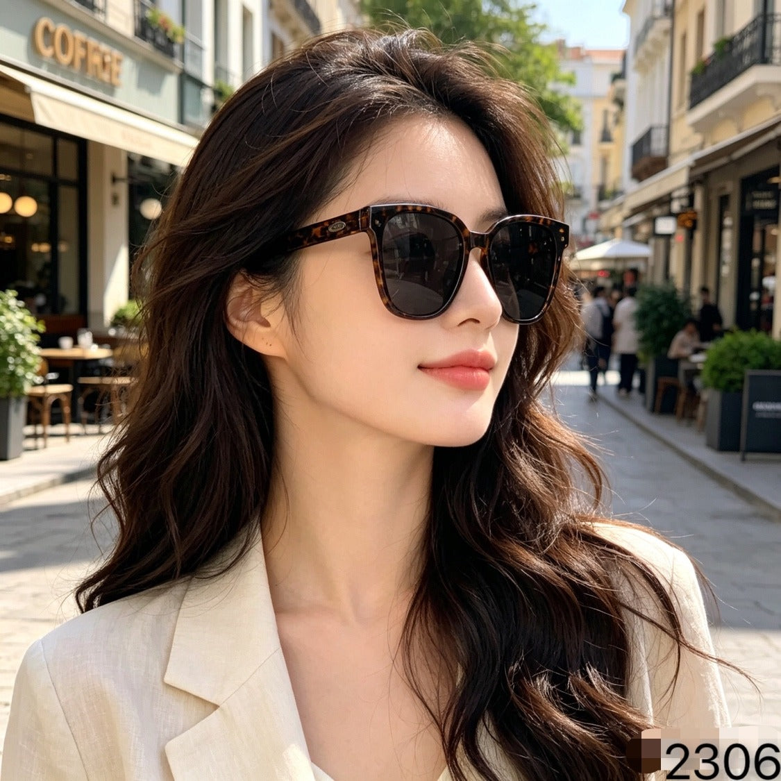 Chanel Vintage-Finish Sunglasses