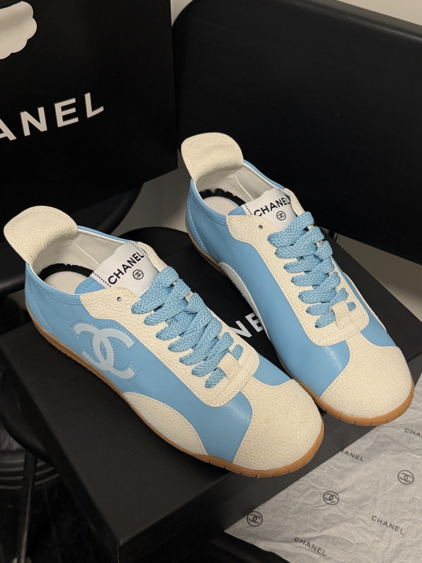 Chanel Leather Sneakers