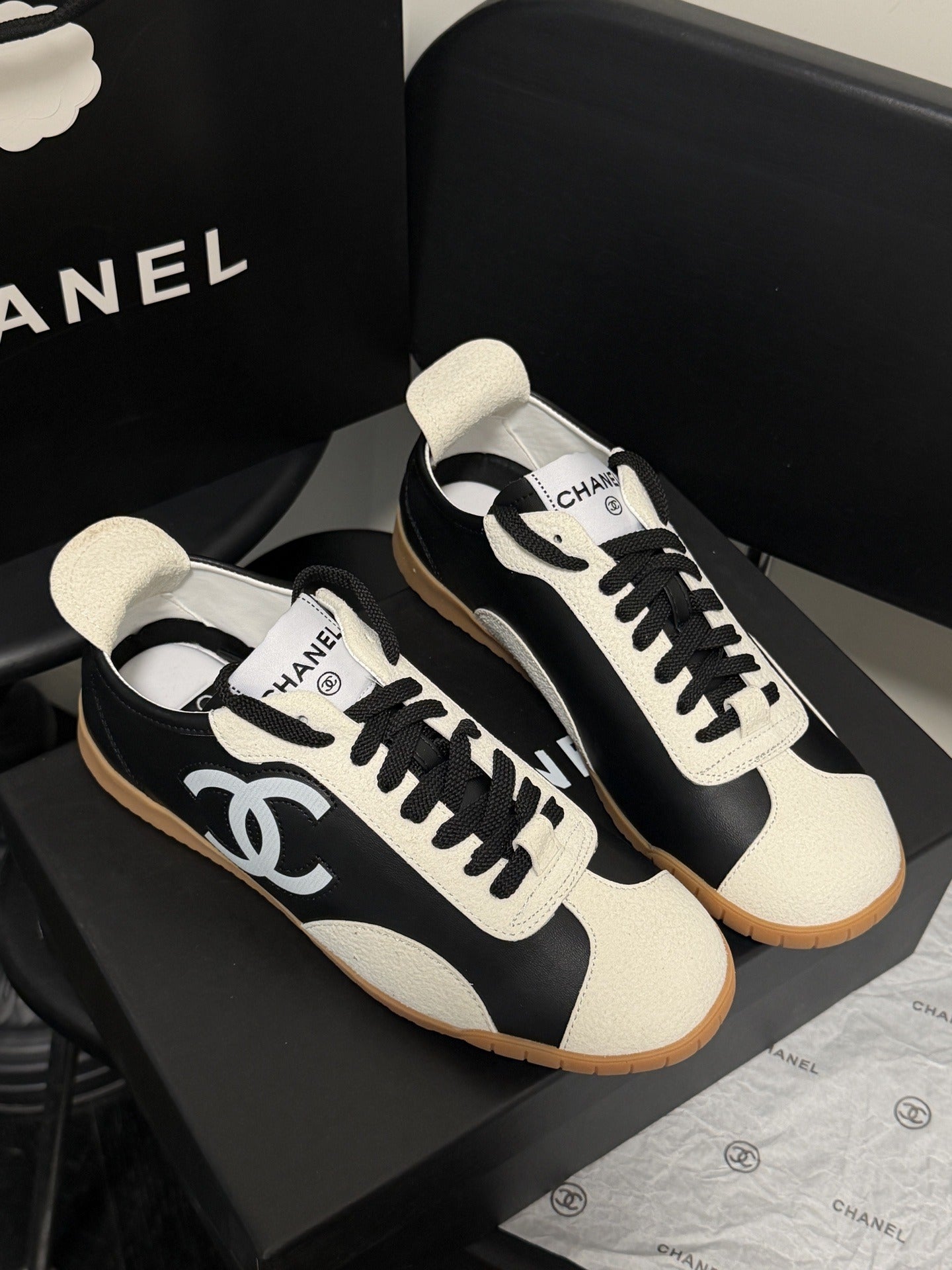 Chanel Leather Sneakers
