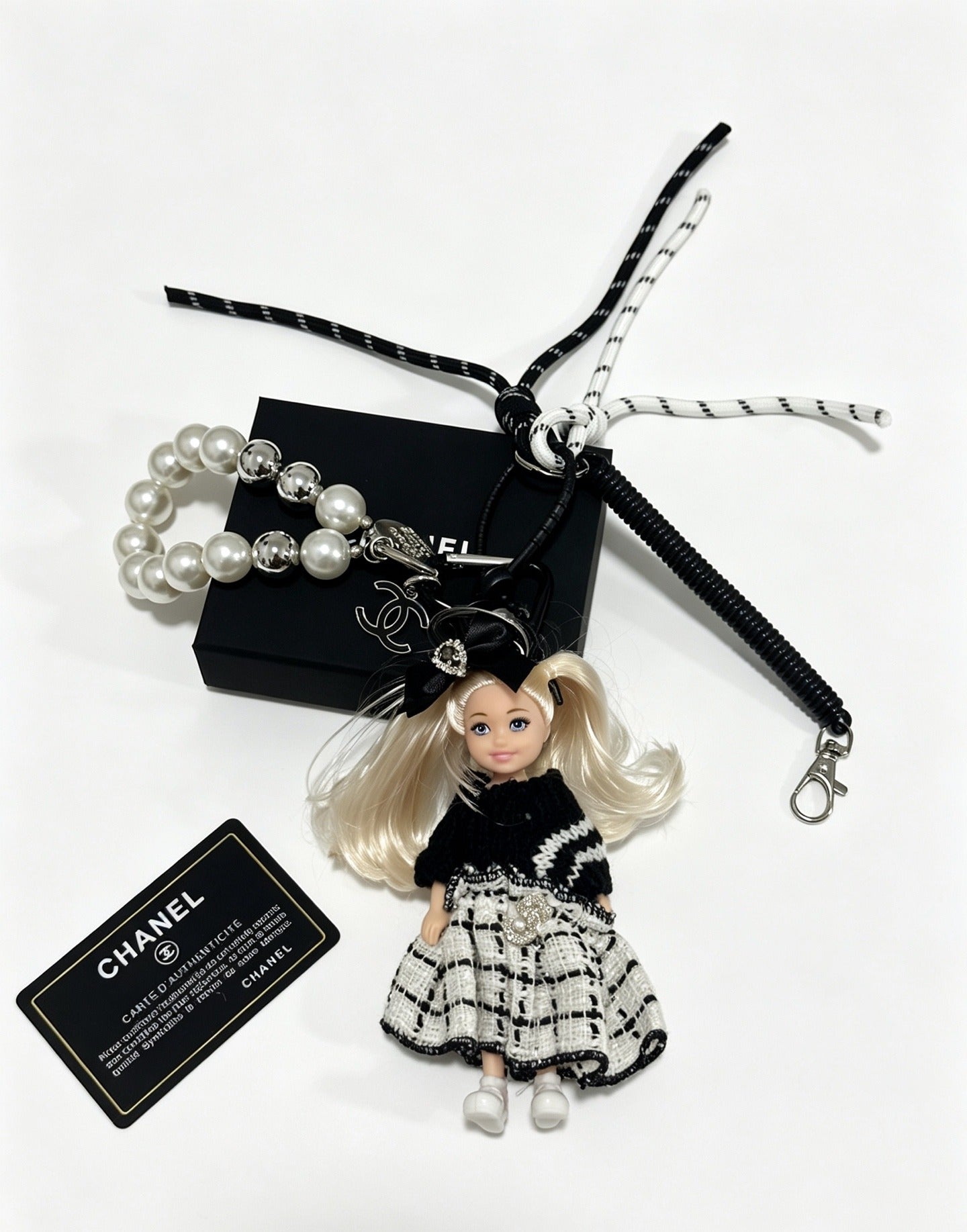 Chanel Vintage-Finish Keychain