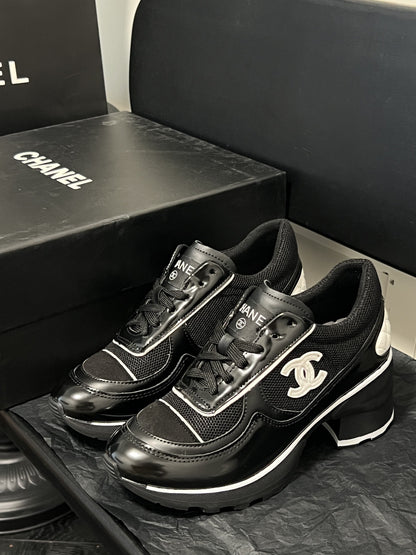 Chanel Logo Sneakers