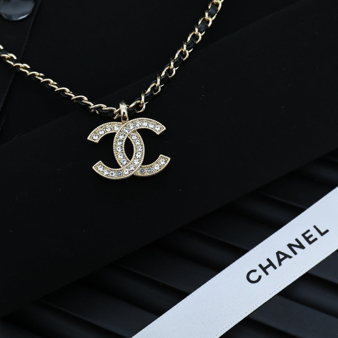 Chanel Logo Necklace