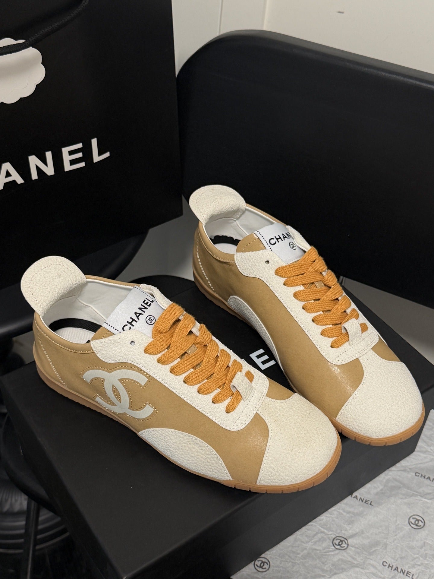 Chanel Leather Sneakers