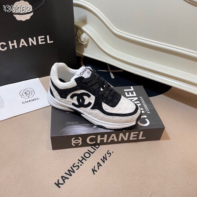Chanel Leather Logo Shoes