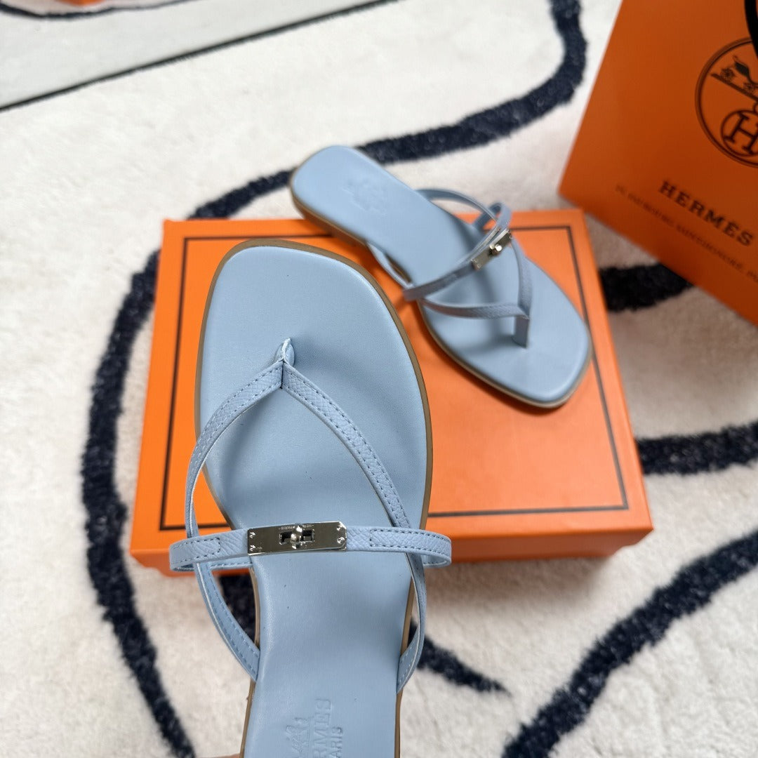 Hermes Leather Logo Slides