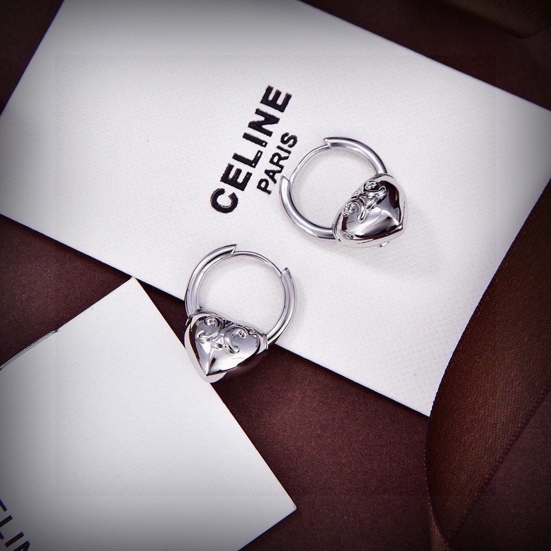 Celine Brass Earrings