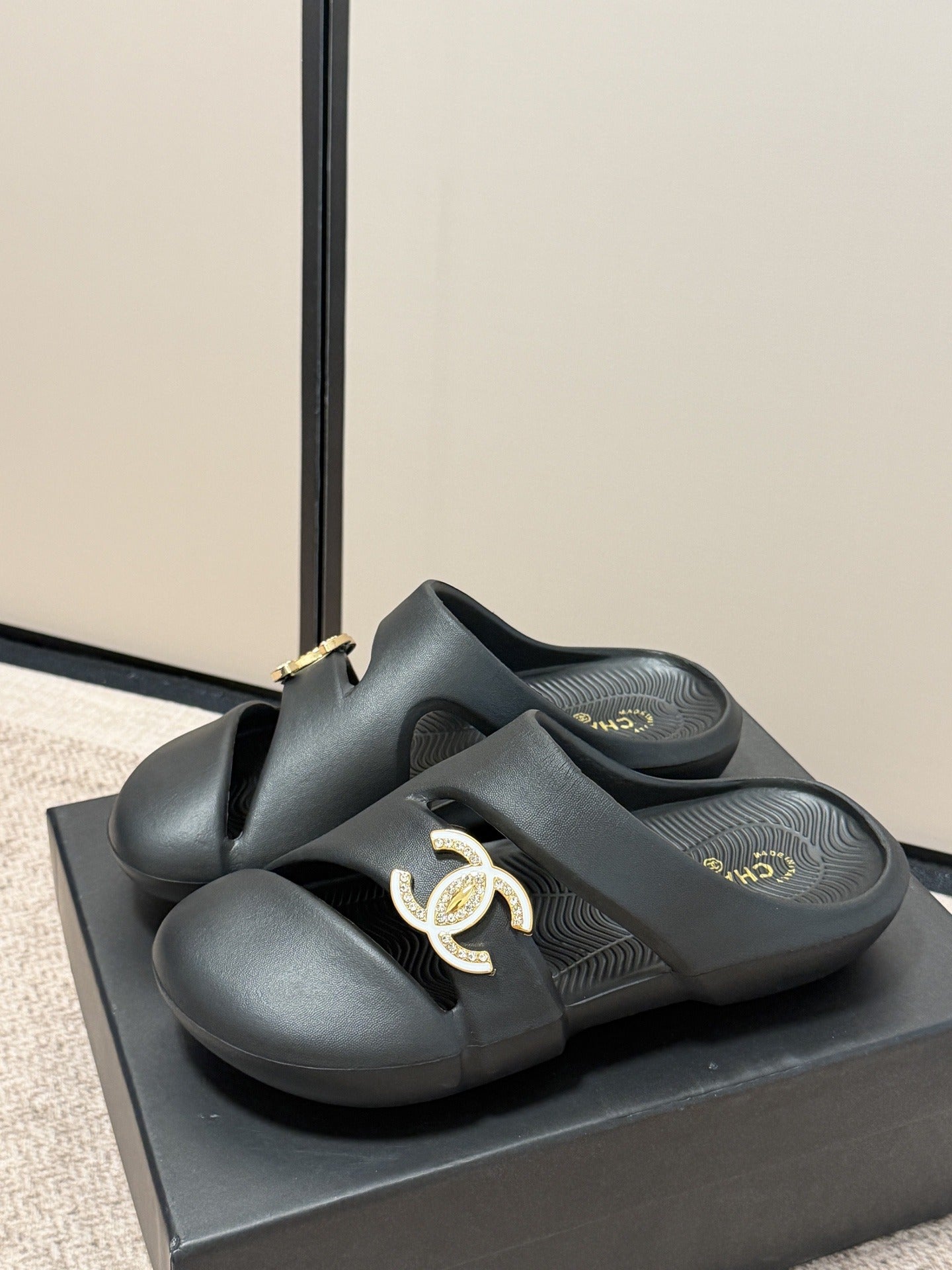 Chanel Vintage-Finish Sandals