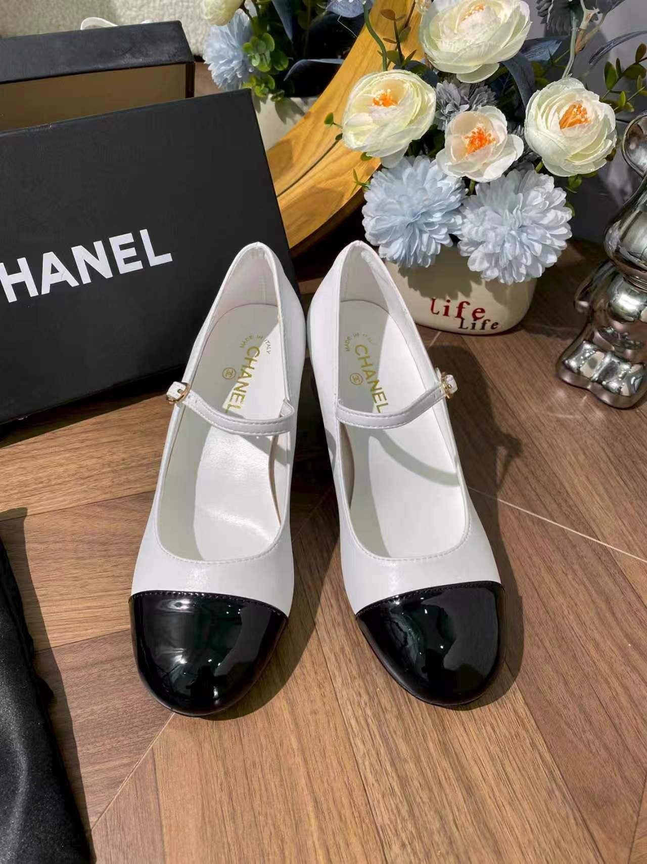 Chanel Pearl Shoes