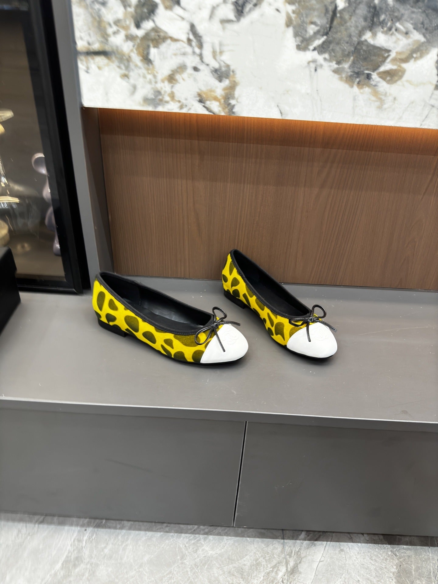 Chanel Lambskin Leather Bow Shoes