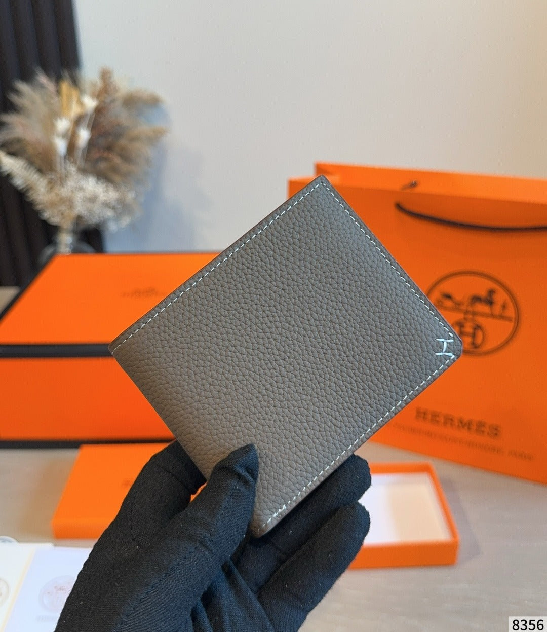 Hermes Leather Clutch