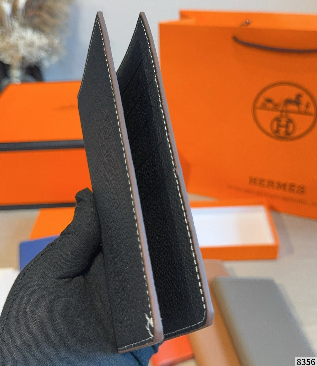 Hermes White Wallet